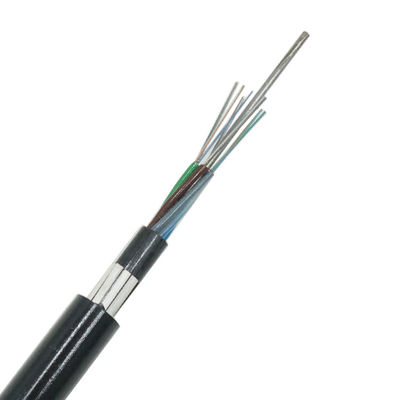غزل الزجاج الجوي 24 كابل الألياف الأساسية GYFTY73 أنواع OEM ODM