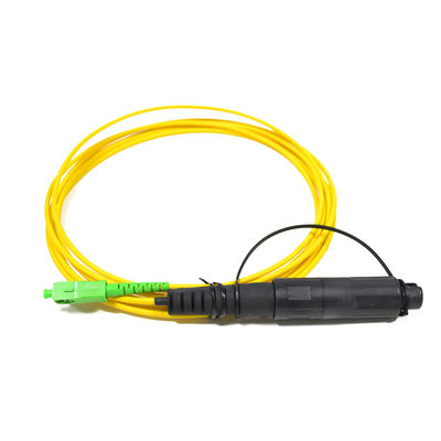 محلول FTTH مقاوم للماء ، سلك تصحيح FTTA مع موصل SC مقوى OptiTap