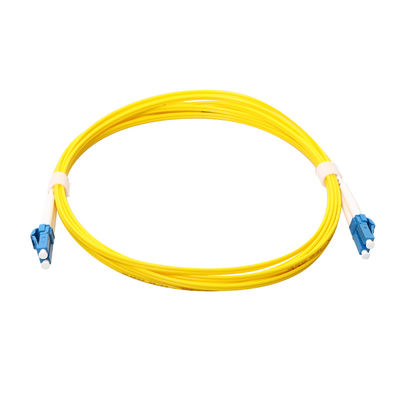 كابل تصحيح كابل الألياف الأحادي البسيط FTTH 2.0 مم 3.0 مم LC UPC