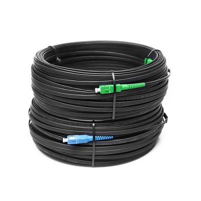 كابل إسقاط FTTH خارجي للطائر ، سلك تصحيح الألياف الضوئية G657A