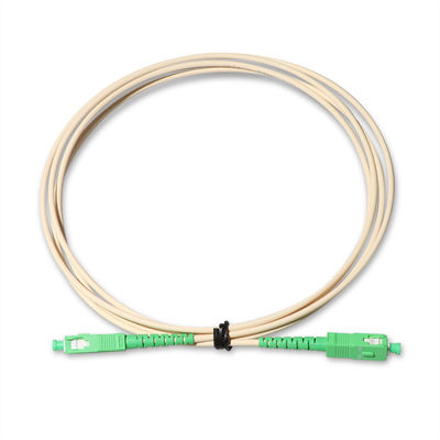 سلك تصحيح كابل الألياف SC APC 2 مم أحادي الوضع لنظام FTTH