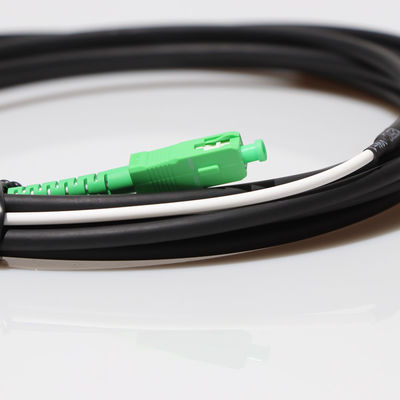 SC APC UPC FTTH كابل إسقاط الألياف البصرية G657A G652D سيمبلكس Duplex