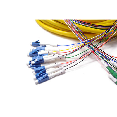 SC LC تم إنهاء تجميع كابلات الألياف مسبقًا نوع 9/125