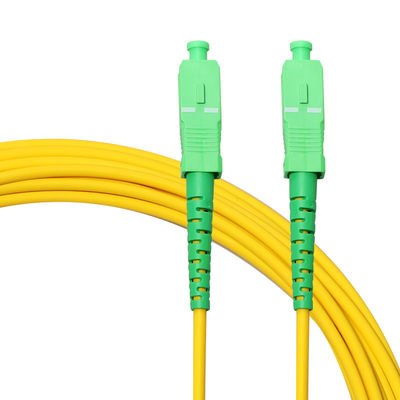 أسلاك الألياف البصرية الكهربائية التصحيح SC APC إلى SC UPC 3 أمتار