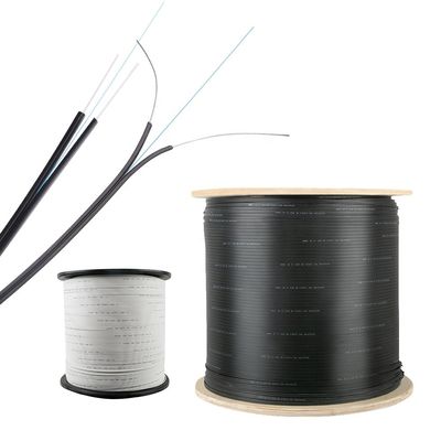 الألياف البصرية 1 كور 1 كم 2 كم 3 كم الخشب الرقائقي طبل Ftth إسقاط كابل وضع واحد كابل الألياف البصرية الداخلي