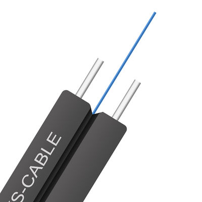 كابل إسقاط الألياف البصرية الداخلي GJXFH 1 2 4 Core ftth G652d G657A1 G657A2 SM كابل إسقاط الألياف البصرية الداخلي