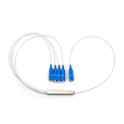 أنبوب فولاذي صغير من النوع 1 * 4 PLC الفاصل مع موصل SC APC UPC