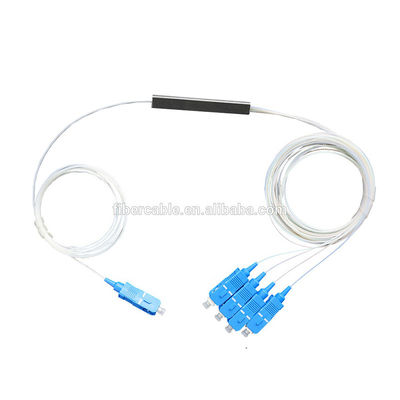 أنبوب فولاذي صغير من النوع 1 * 4 PLC الفاصل مع موصل SC APC UPC