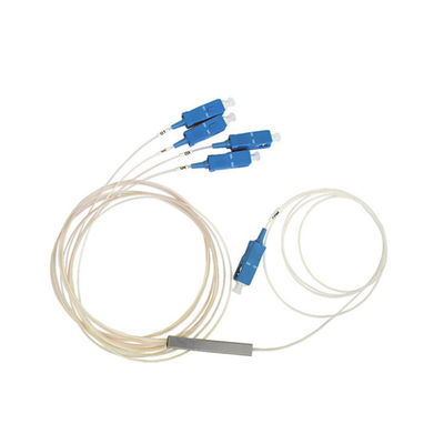 أنبوب فولاذي صغير من النوع 1 * 4 PLC الفاصل مع موصل SC APC UPC
