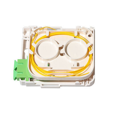 FTTH 1 Port مربع الألياف البصرية الطرفية Mini SC نوع للوحة مقبس الحائط