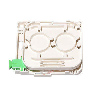 FTTH 1 Port مربع الألياف البصرية الطرفية Mini SC نوع للوحة مقبس الحائط