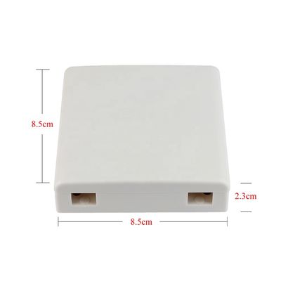 2 Core مربع الألياف البصرية الطرفية 86 Type لشبكة FTTH FTTB FTTX