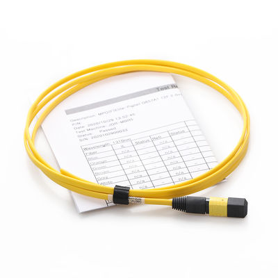 كبل الألياف الأحادي G657a1 MPO MTP 12F 1.5M لـ FTTX FTTX