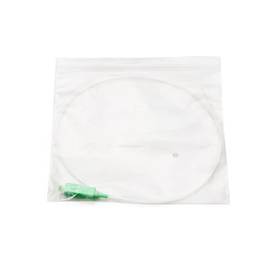 0.9mm قطر كابل الألياف الجمعية 9/125 G657A1 SC / UPC سيمبلكس أبيض مصقول