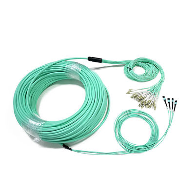 تخصيص MPO LC Breakout Cable Fanout 8 Core لمركز البيانات