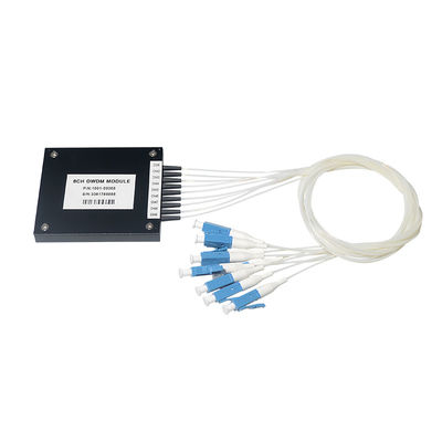 1260 ~ 1620 نانومتر 1x2 DWDM CWDM Filter Multiplexer لأنظمة إضافة / إسقاط WDM