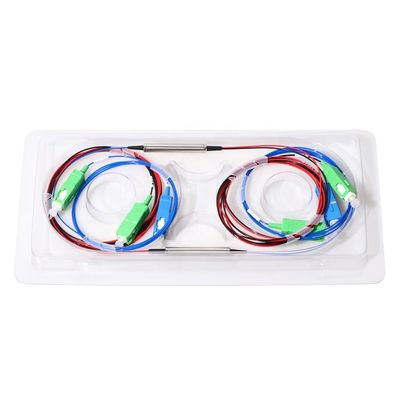 حار بيع FTTH 3 منافذ FTTH Wdm 1310 1490 1550 Fwdm أنابيب الصلب Fwdm