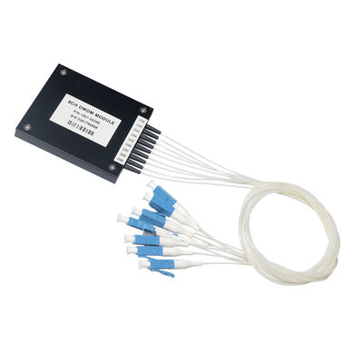 8 قناة بصري Cwdm Mux Demux وحدة 0.9mm 20nm قناة التباعد