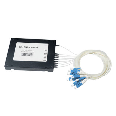8 قناة بصري Cwdm Mux Demux وحدة 0.9mm 20nm قناة التباعد