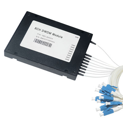 8 قناة بصري Cwdm Mux Demux وحدة 0.9mm 20nm قناة التباعد