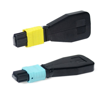 MTP MPO Fiber Optic Loopback OM3 24 Fiber لمركز البيانات OEM