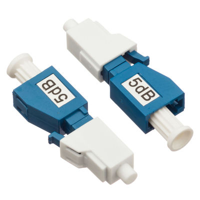 اللون الأزرق 5db المخفف الألياف الضوئية ذكر إلى أنثى نوع التوصيل