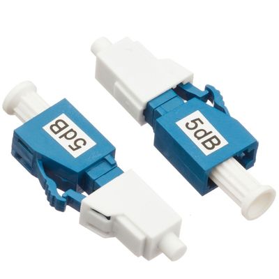 اللون الأزرق 5db المخفف الألياف الضوئية ذكر إلى أنثى نوع التوصيل