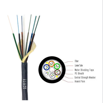 2-288 كابل الألياف الضوئية ، كابل الهواء الصغير المنفوخ مع غلاف HDPE