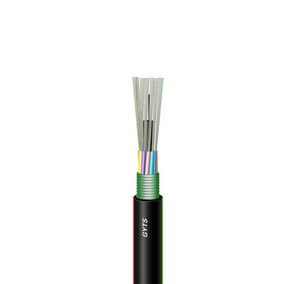كابل الألياف البصرية المدفون في الهواء الطلق 12 كور G.652D مع غلاف PE