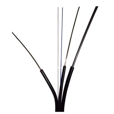 كابل إسقاط FTTH خارجي مخصص G657A1 G657A2 نوع أسود اللون