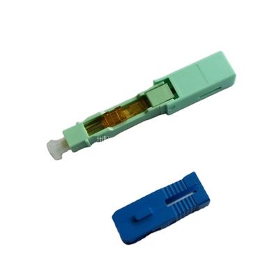 مثبت مسبقًا FTTX SC Fiber Optic Fast موصل Multimode Signlemode 50/125 9/125