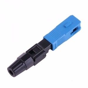 مثبت مسبقًا FTTX SC Fiber Optic Fast موصل Multimode Signlemode 50/125 9/125