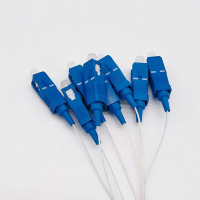 1 × 4 SC APC Fiber Optic Splitter ، Mini Type PLC 4 Way Splitter لتلفزيون الكابل
