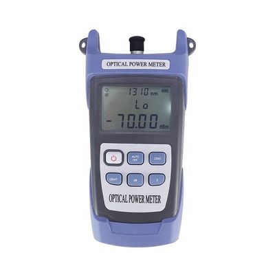 جهاز اختبار كابل الألياف البصرية المحمول 800nm ​​1700nm -70 + 6dbm لموصل FC SC ST