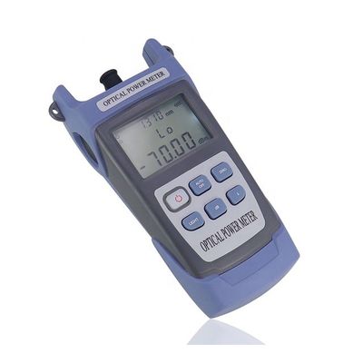 جهاز اختبار كابل الألياف البصرية المحمول 800nm ​​1700nm -70 + 6dbm لموصل FC SC ST
