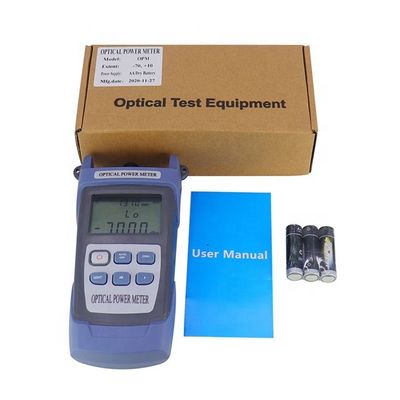 جهاز اختبار كابل الألياف البصرية المحمول 800nm ​​1700nm -70 + 6dbm لموصل FC SC ST