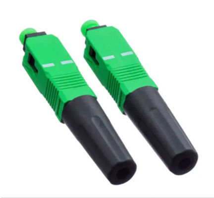 FTTH Network SC APC Fast موصل for Drop Cable قم بتثبيت OEM