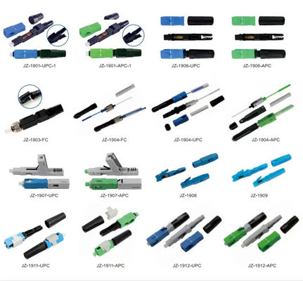 موصلات الألياف البصرية SC APC Fusion Splice لشبكة FTTH FTTB FTTX