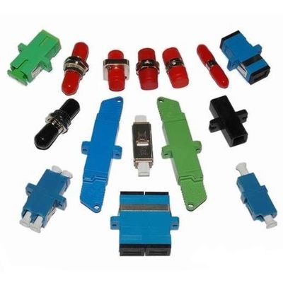 الألياف الضوئية SC APC المقرنة مادة ABS شفافة لـ FTTH