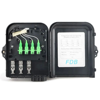 8 الأساسية مربع الألياف البصرية الطرفية للوصول إلى كابل الألياف NAP ODP FTB FTTH غير المقطوع