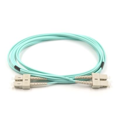 OM3 التجميع كابلات الألياف الضوئية الصافية القفزات أو الشريط 5.0mm
